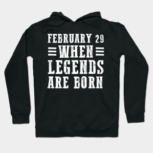 February 29 Birthday For Men & Women Cool leap year Hoodie